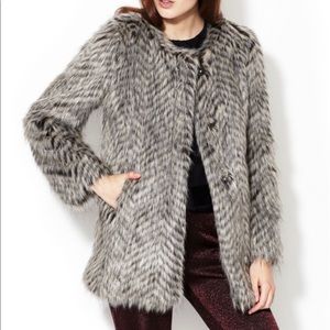 Marc by Marc Jacobs ricki raccoon faux fur coat